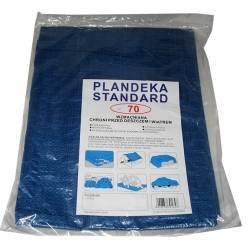 Plandeka standard wzmacniana Typ 70 8x12m niebieska